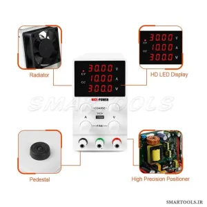 منبع تغذیه 30 ولت 10 آمپر نایس پاور NICE POWER SPS3010